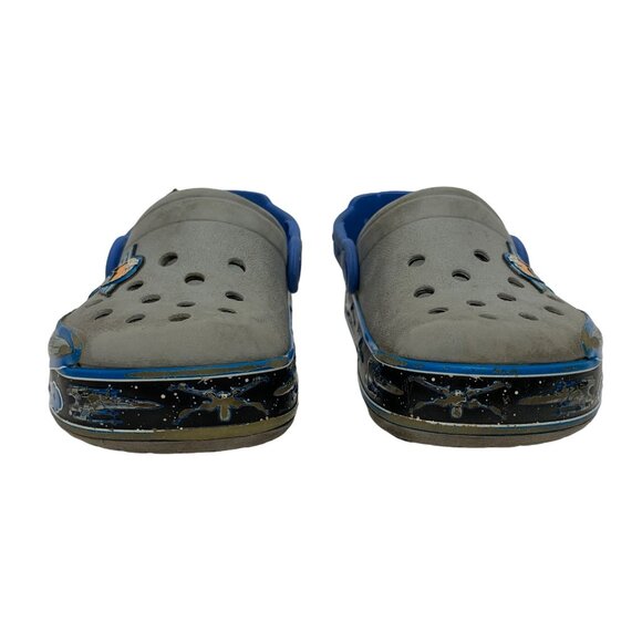 Crocs Star Wars Wings Classic Slip On Rubber Clogs Play Shoes Gray Child Size 8 - Picture 3 of 7